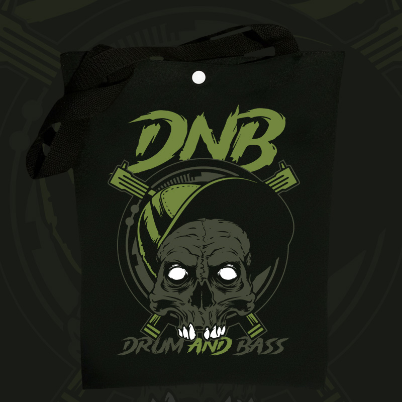 Taška přes rameno dnb, drum and bass
