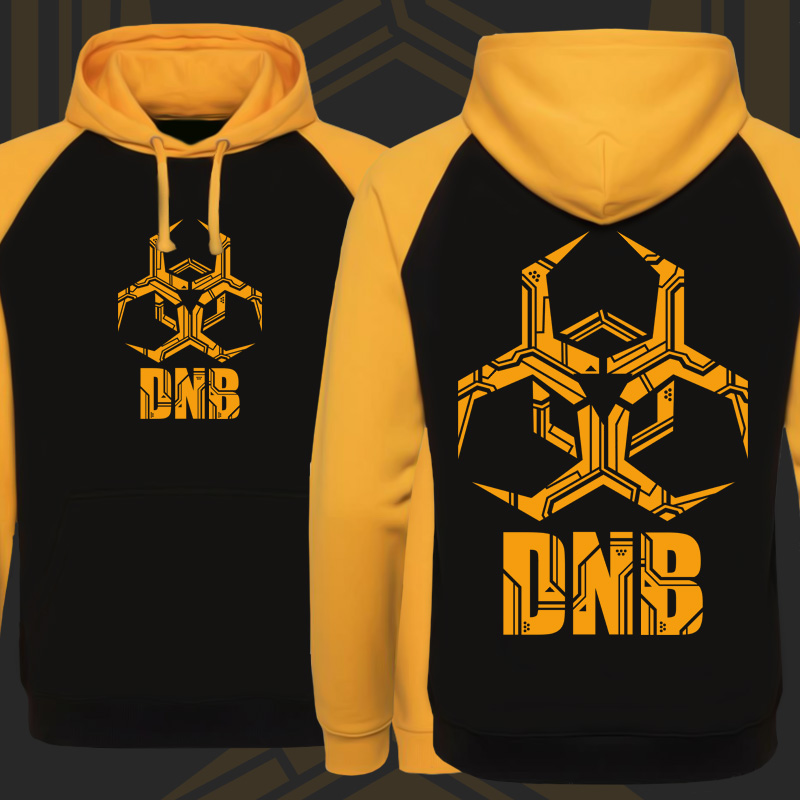 Mikina dnb, drum and bass klokanka