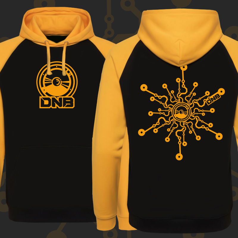 Mikina dnb, drum and bass klokanka