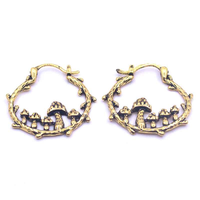 Náušnice houbičky