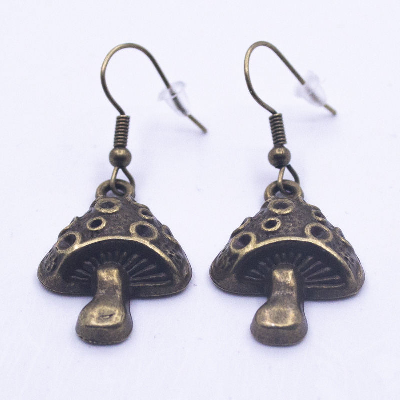 Náušnice houbičky