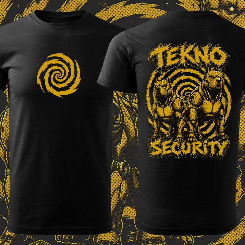 Tričko tekno pánské Tekno security