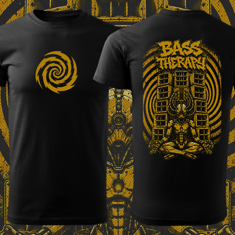 Tričko tekno pánské Bass therapy