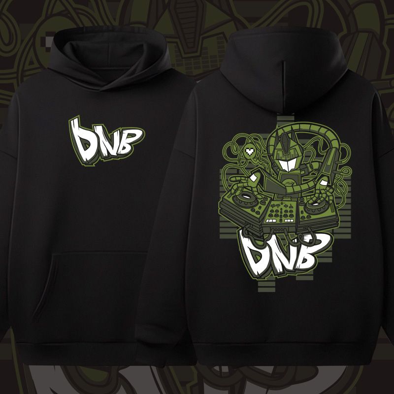 Mikina unisex oversize dnb
