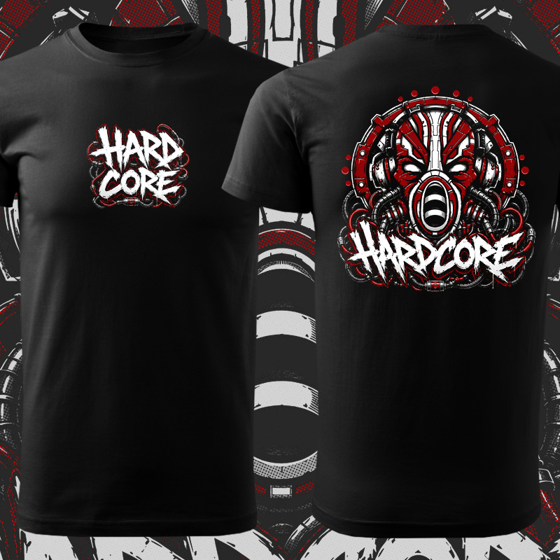 Tričko tekno pánské Hardcore