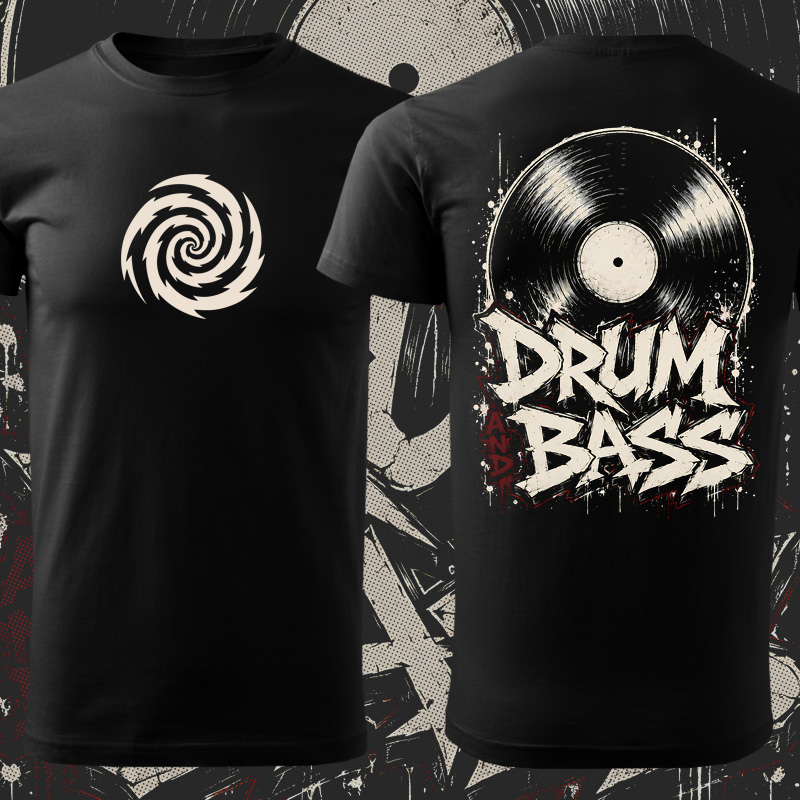 Tričko dnb, drum and bass pánské