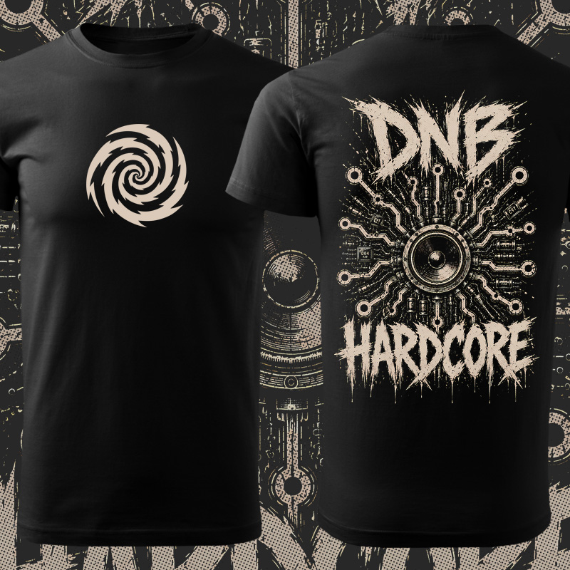 Tričko dnb, drum and bass pánské