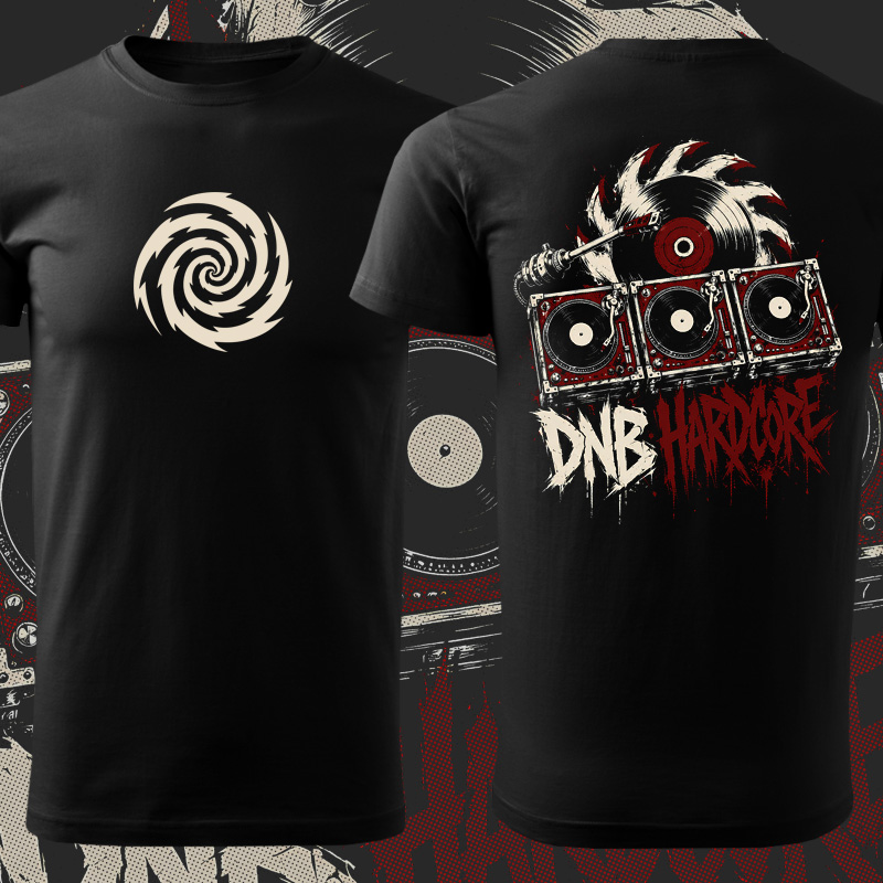 Tričko dnb, drum and bass pánské