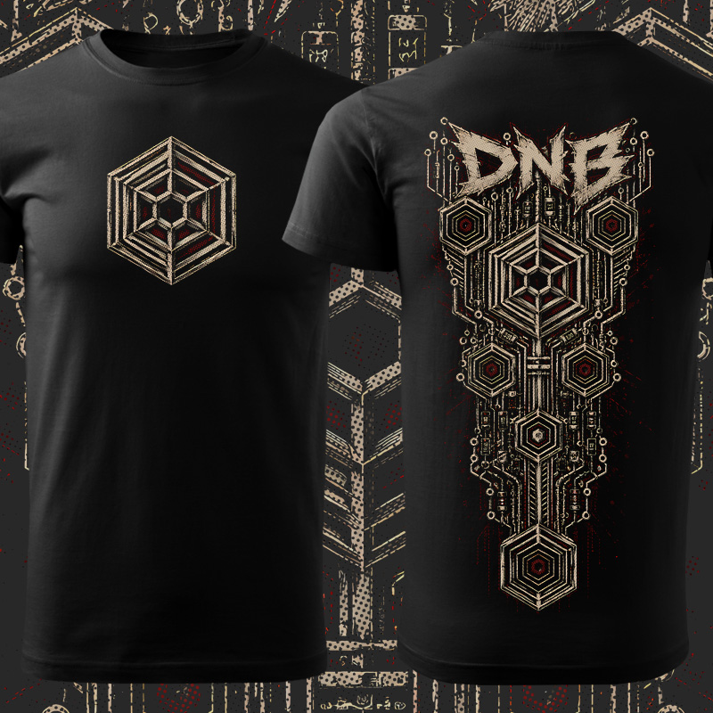 Tričko dnb, drum and bass pánské
