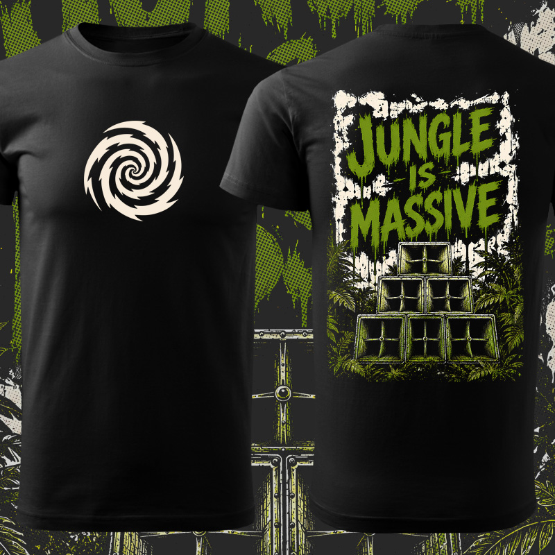 Tričko dnb, drum and bass pánské