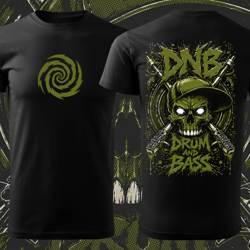 Tričko dnb, drum and bass pánské