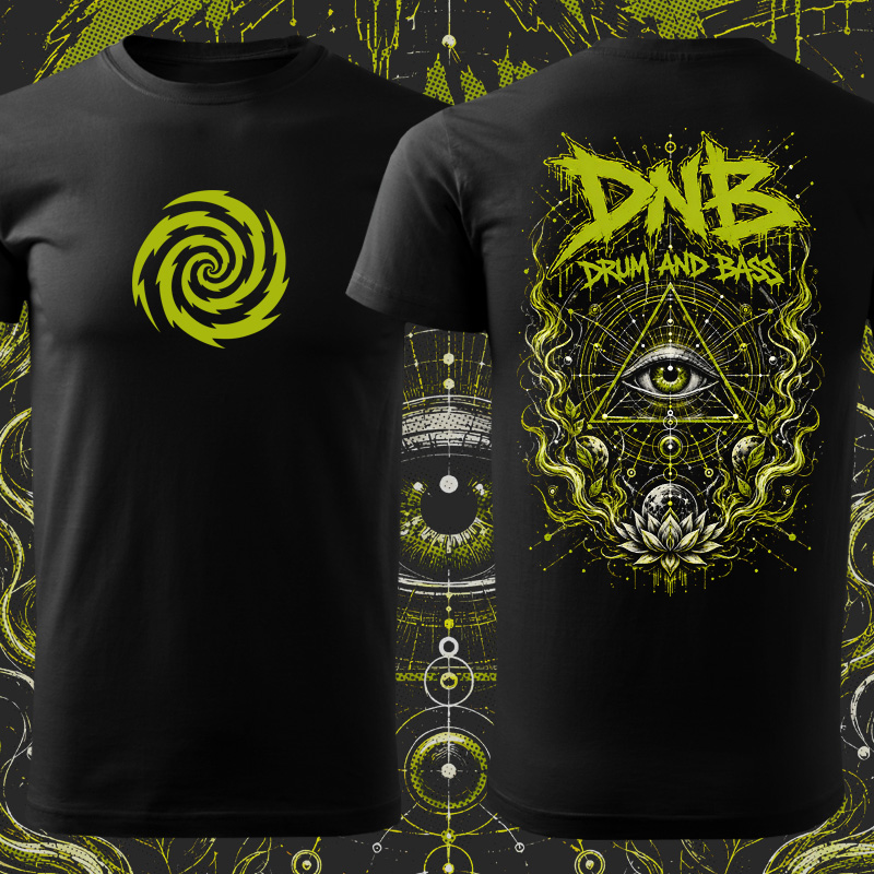 Tričko dnb, drum and bass pánské