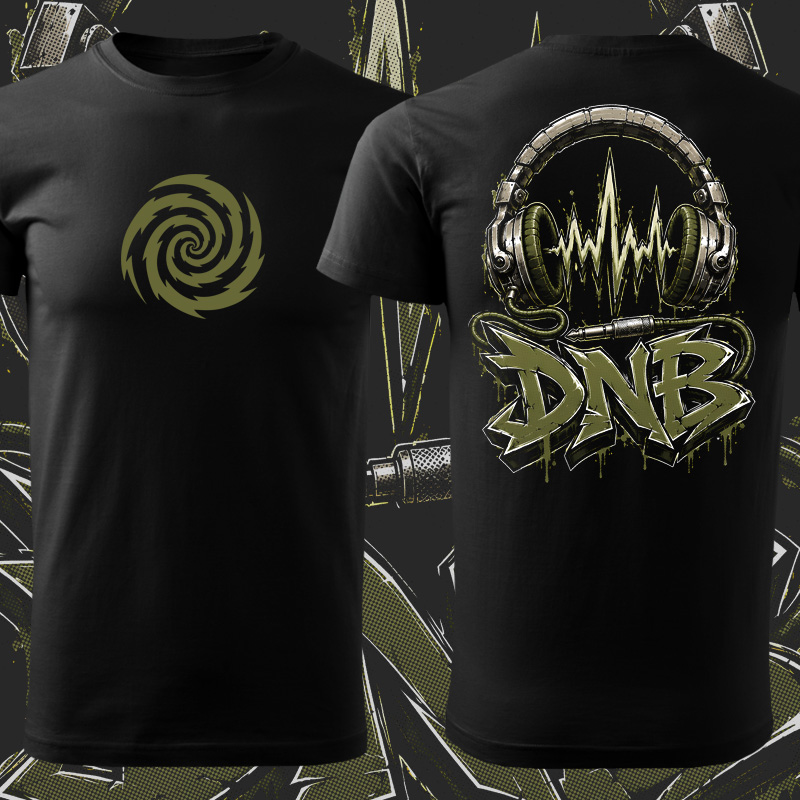 Tričko dnb, drum and bass pánské