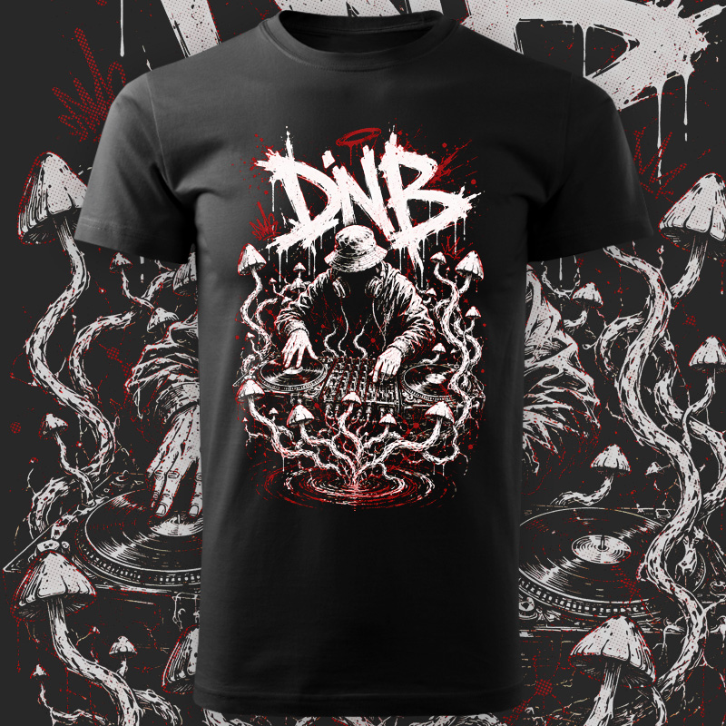 Tričko dnb, drum and bass pánské