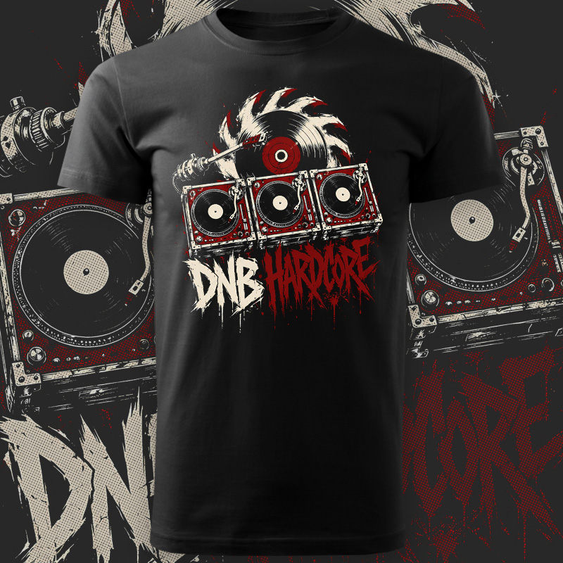 Tričko dnb, drum and bass pánské