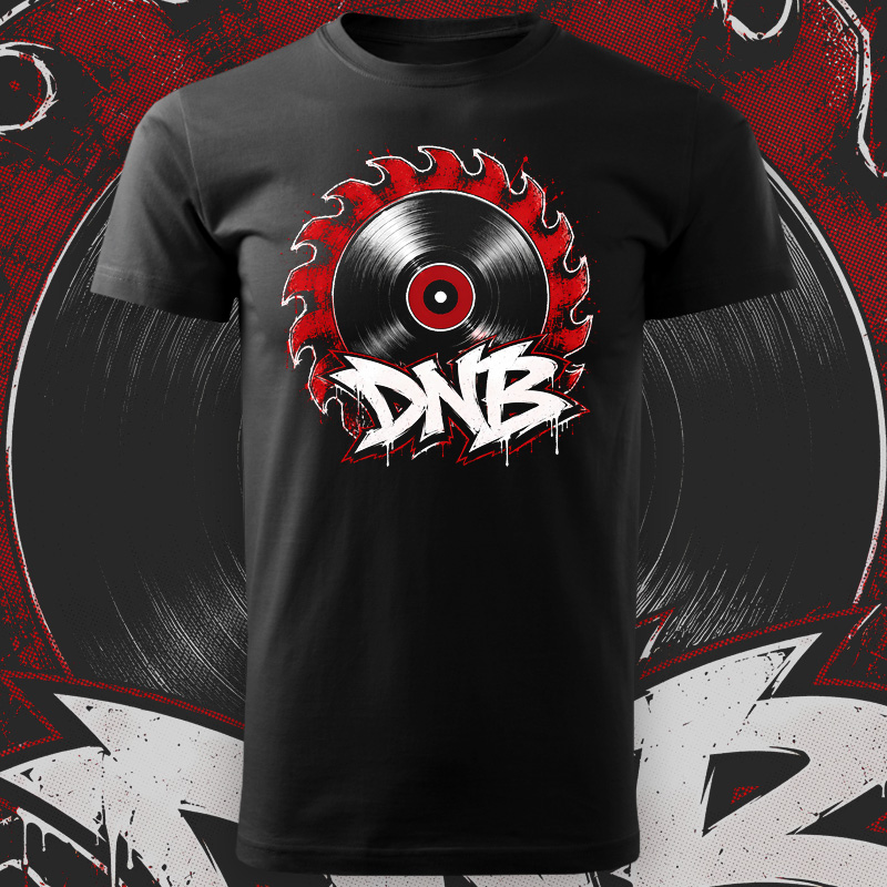 Tričko dnb, drum and bass pánské