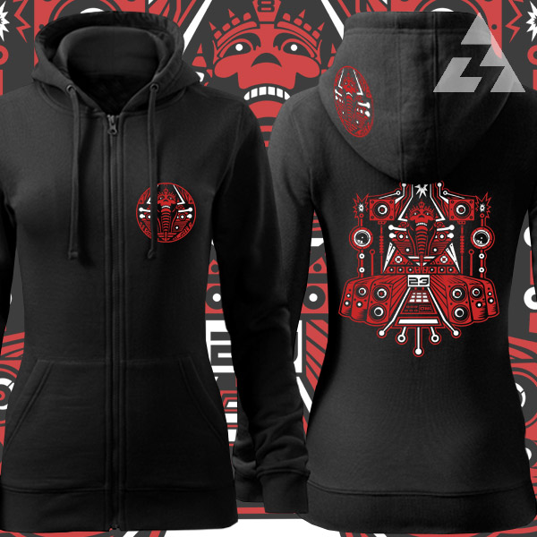 Mikina dámská tekno na zip Sfinga