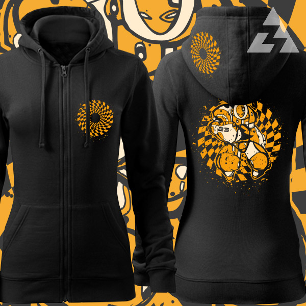 Mikina dámská tekno na zip Robotic