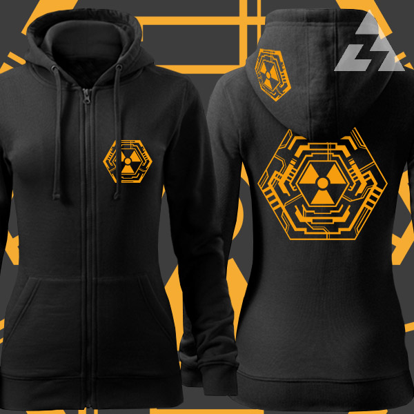 Mikina dámská tekno na zip Radioactive