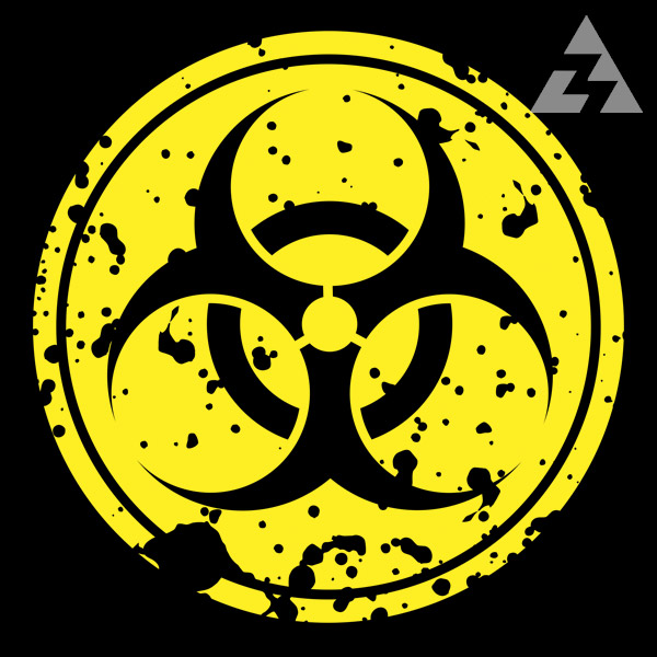 Mikina tekno na zip BIOHAZARD