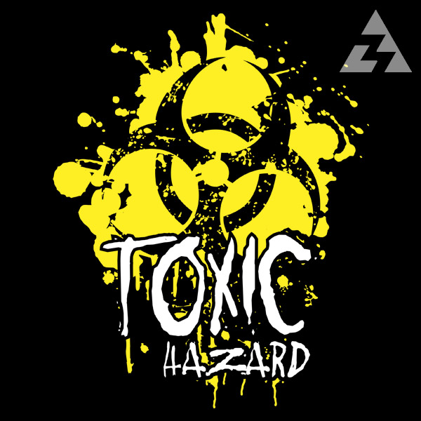 Mikina tekno na zip TOXIC