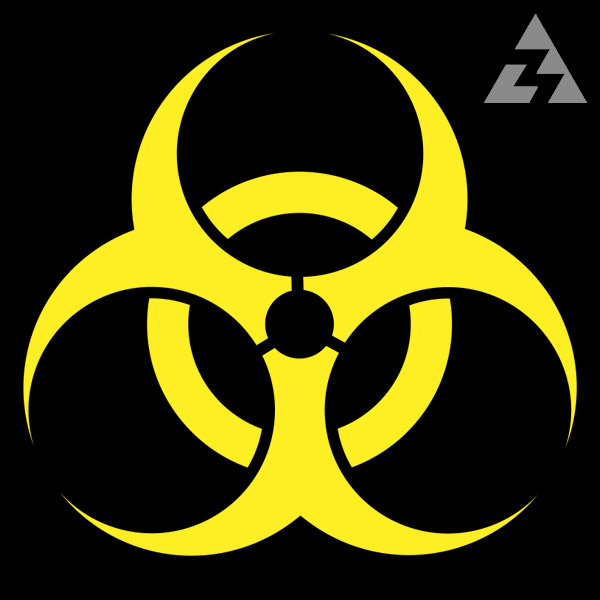 Mikina tekno na zip BIOHAZARD