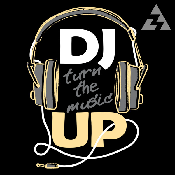 Mikina zip DNB dj turn the music up