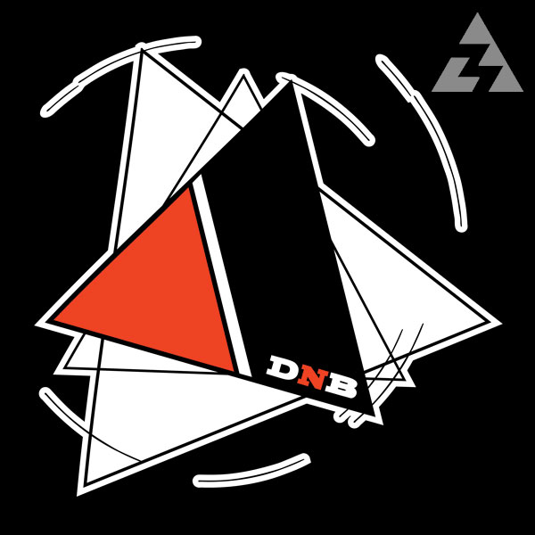 Mikina zip DNB triangular