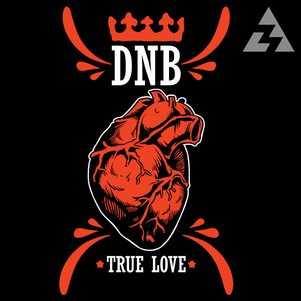 Mikina zip DNB true love