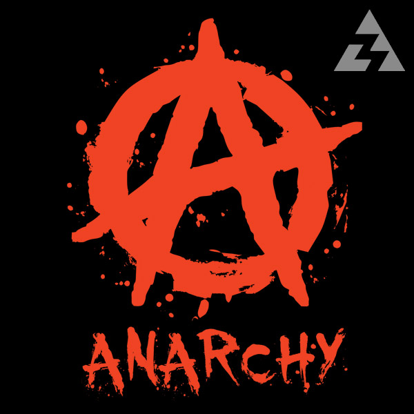 Mikina pánská punk anarchy