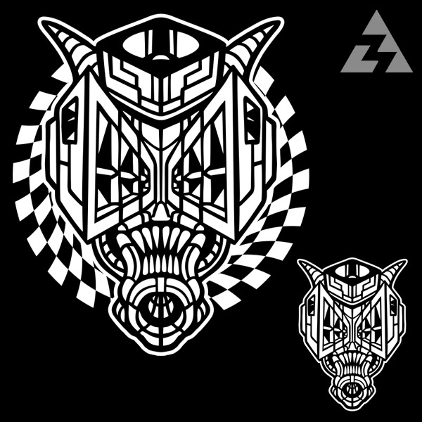 Mikina tekno na zip DIABLO