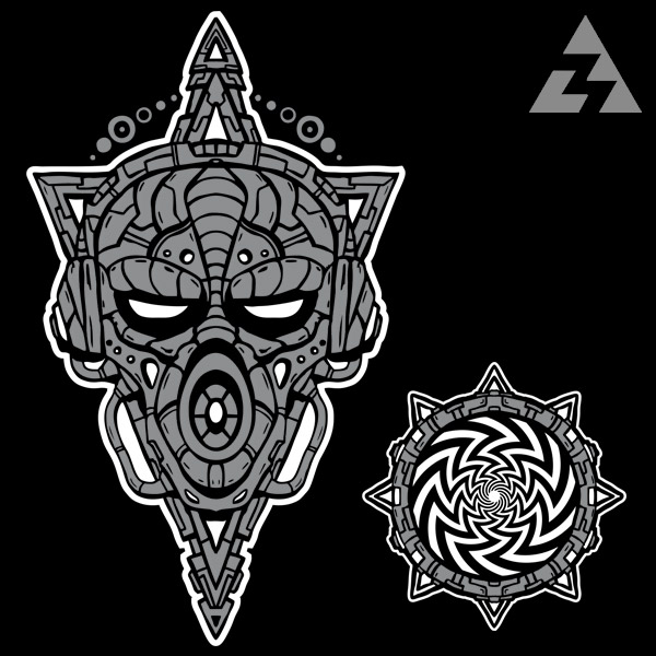 Mikina tekno na zip AZTEC