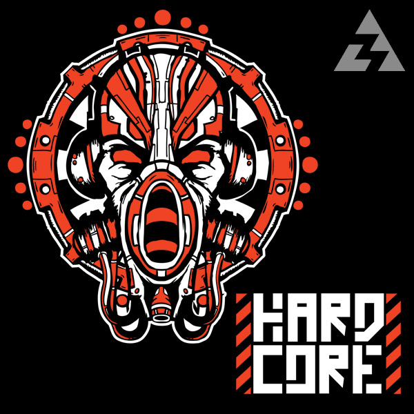 Mikina tekno na zip HARDCORE