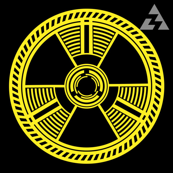 Mikina tekno na zip RADIATION