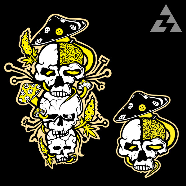 Tričko tekno dámské PSYCHEDELIC