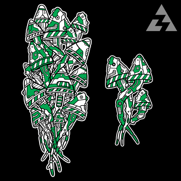 Tričko tekno dámské MUSHROOMS