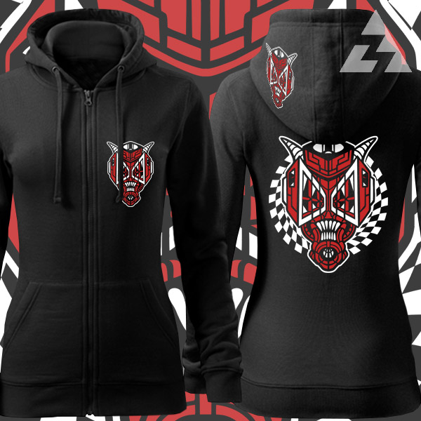 Mikina dámská tekno na zip Diablo