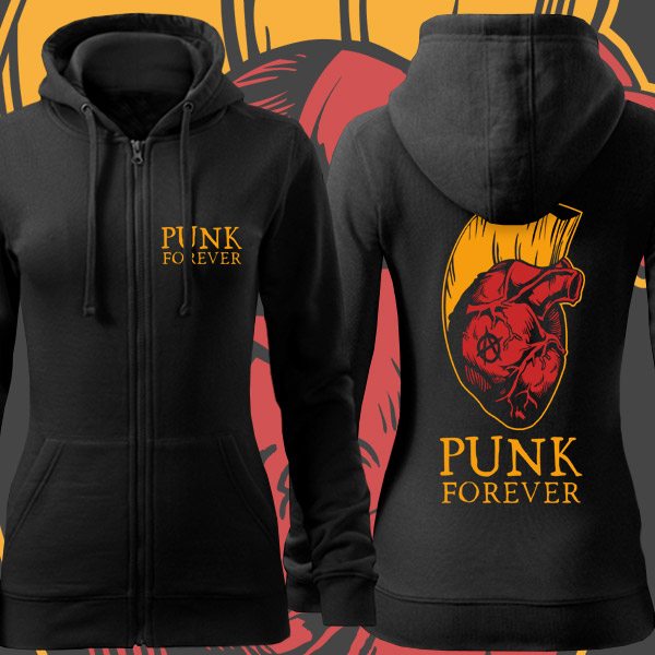 Mikina dámská punk