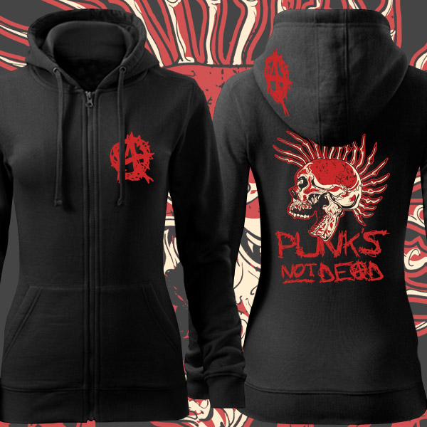 Mikina dámská punk