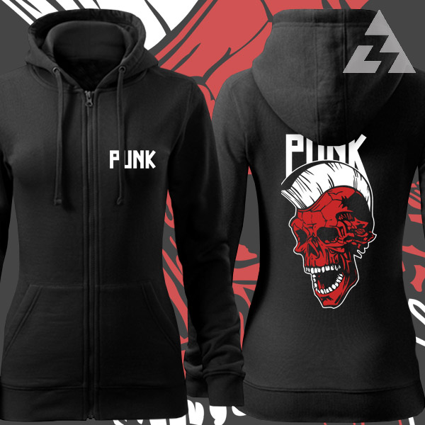 Mikina dámská punk