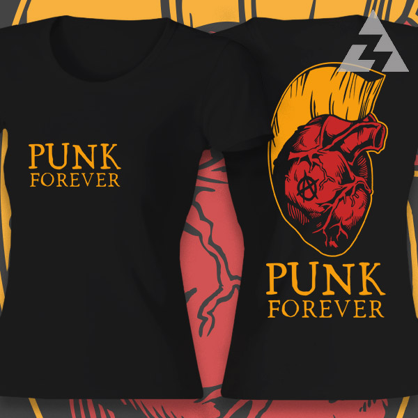 Tričko punk dámské