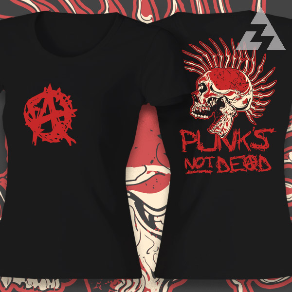 Tričko punk dámské