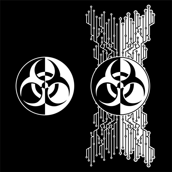 Mikina dámská tekno toxic