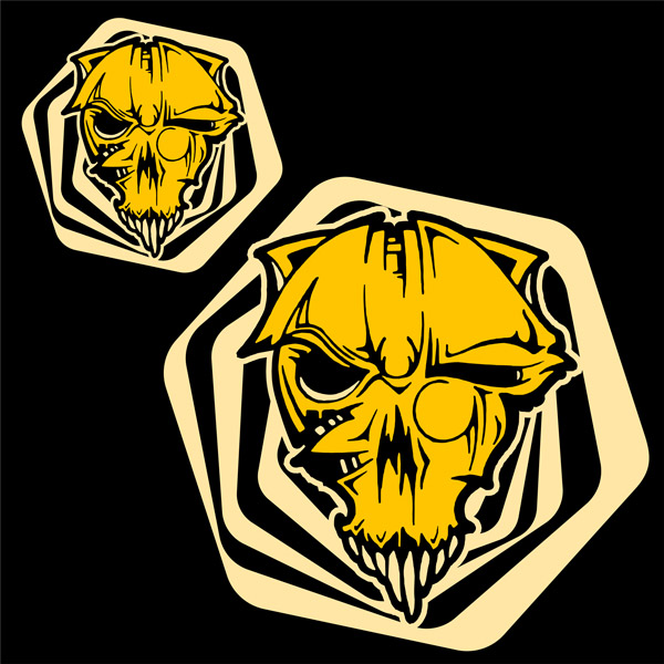 Mikina dámská tekno alien skull