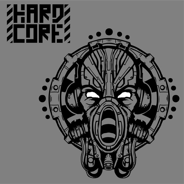 Mikina dámská tekno hardcore