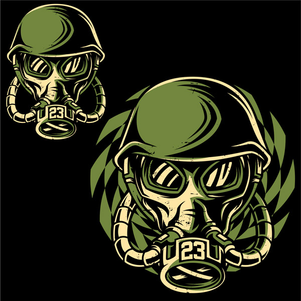 Mikina dámská tekno gasmask