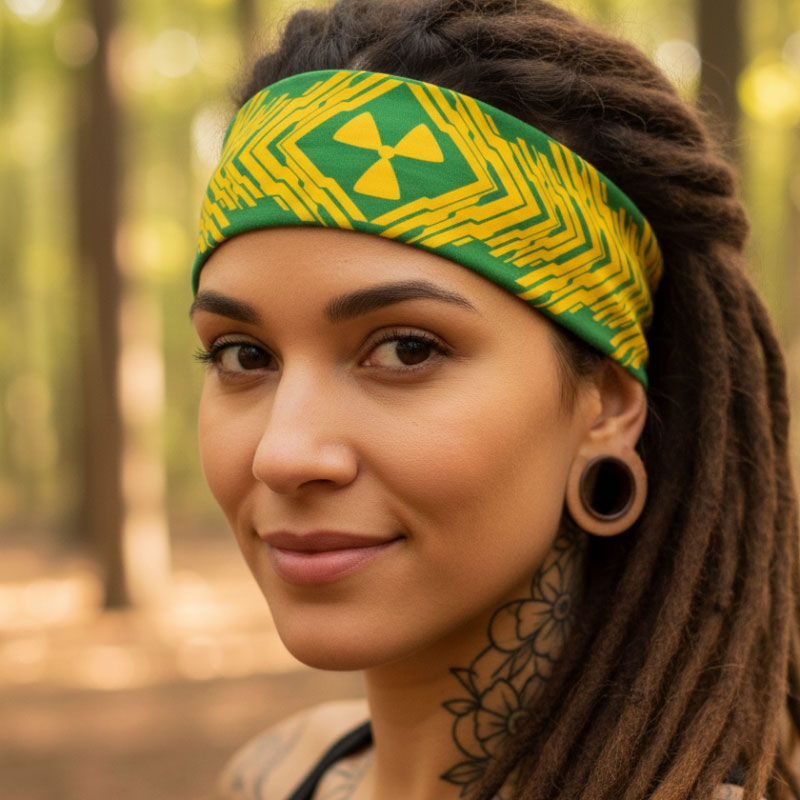 Čelenka do vlasů tekno 