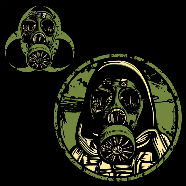 Mikina dámská tekno gasmask