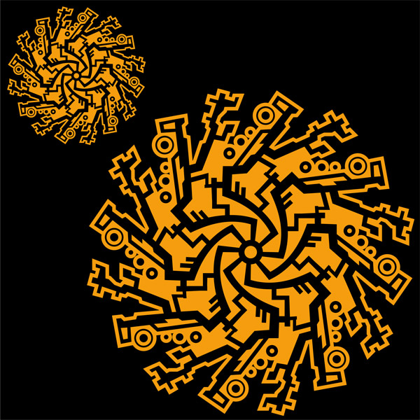 Mikina dámská tekno spiral