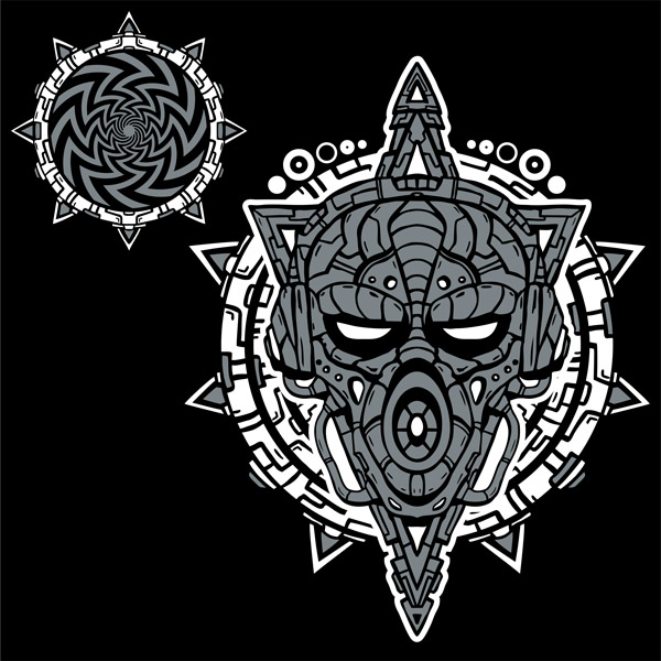 Mikina dámská tekno aztec